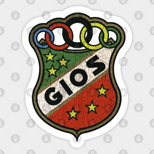 Gios Torino Vintage Bicyle shield Sticker by Midcenturydave